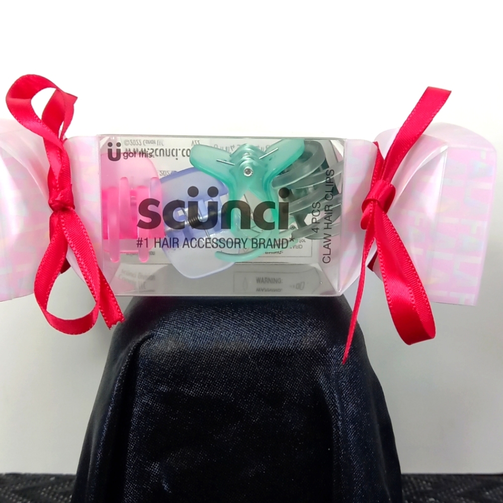 (2)Scunci 4 pack Hair Claws Clips